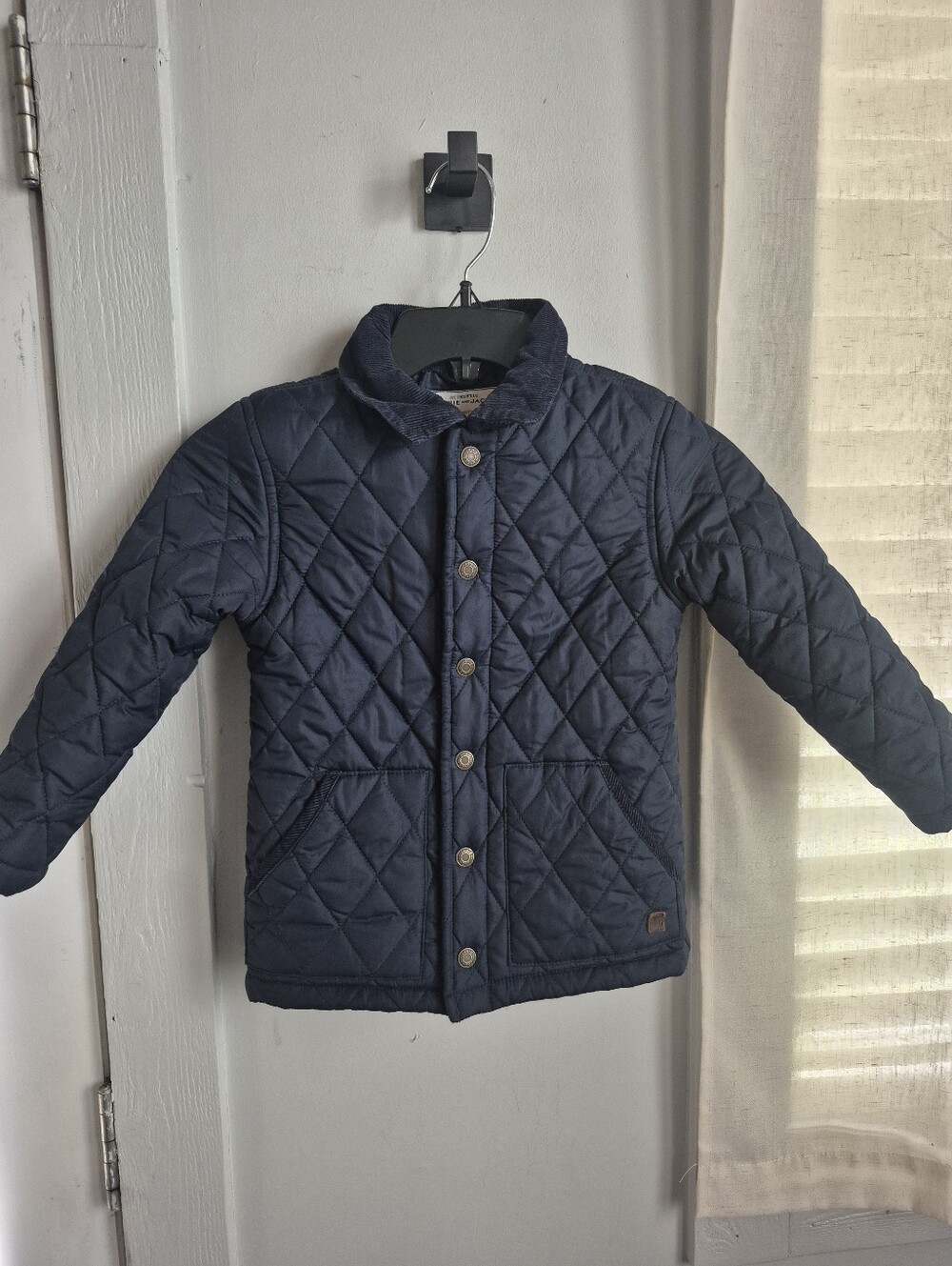 Janie and Jack Navy Quilted Puffer Jacket